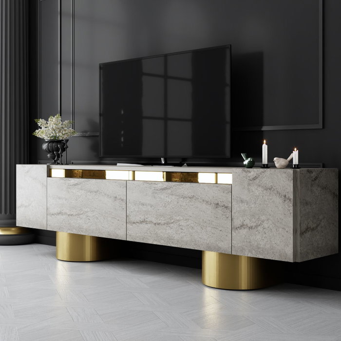 Hanah Home Bohem - Travertino, Gold Hanah Home Bohem - Travertino, Gold